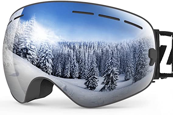 ZIONOR X Ski Goggles - OTG Snowboard Goggles Detachable Lens