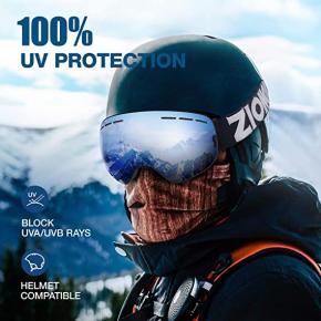 ZIONOR X Ski Goggles - OTG Snowboard Goggles Detachable Lens