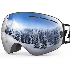ZIONOR X Ski Goggles - OTG Snowboard Goggles Detachable Lens
